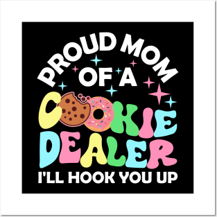 Proud Mom Of A Cookie Dealer Girl Posters and Art